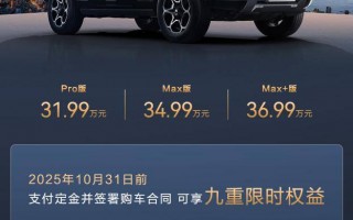 智能越野第一车 猛士M817 Max+版36.99万上市 CLTC纯电续航215km！